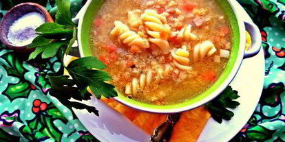 Шаг 7: чечевичной похлебки с фузилли