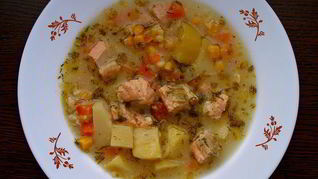 Рецепт Финской похлебки с кукурузой