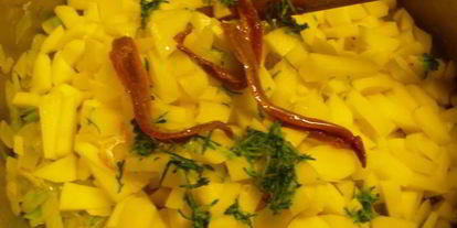 Шаг 2: густой похлебки с картофелем, мидиями и треской