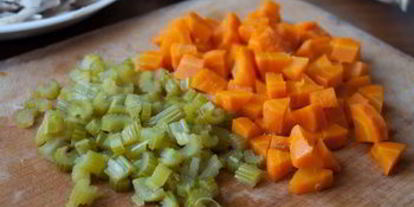 Шаг 6: густой похлебки с курицей и пореем