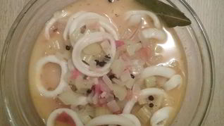 Рецепт Легкой похлебки из кальмара