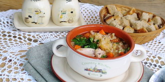 Рецепт похлебки из перловой крупы с индейкой