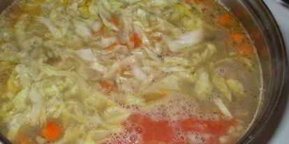 Шаг 4: похлебки из перловой крупы с индейкой