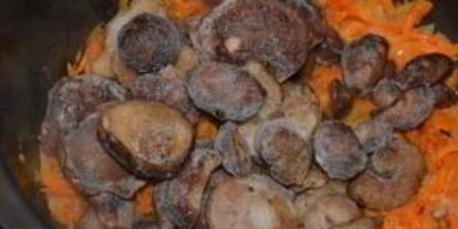 Шаг 1: постного грибного супа в мультиварке