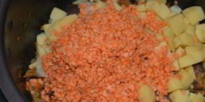 Шаг 2: постного грибного супа в мультиварке