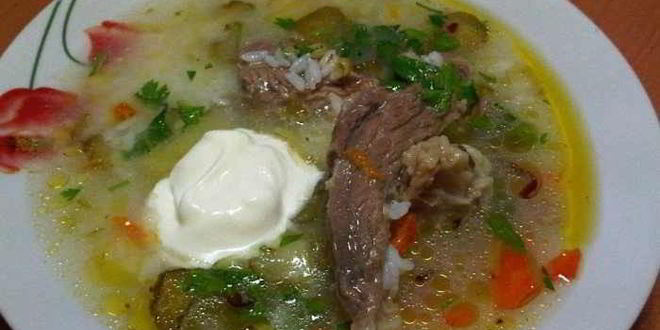 Рецепт рассольника беза перловок