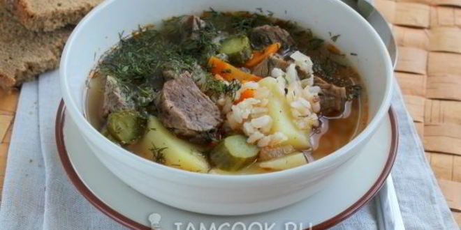 Рецепт Рассольника Ленинградского