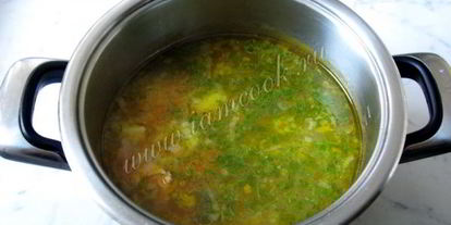 Шаг 9: рассольника с форелью