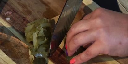 Шаг 2: рассольника с фрикадельками из индейки