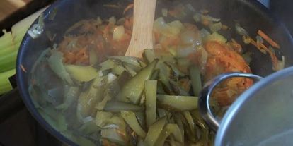 Шаг 3: рассольника с фрикадельками из индейки