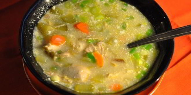 Рецепт Рассольника с курицей и перловой крупой