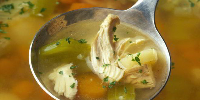 Рецепт рассольника с курицей по-русски