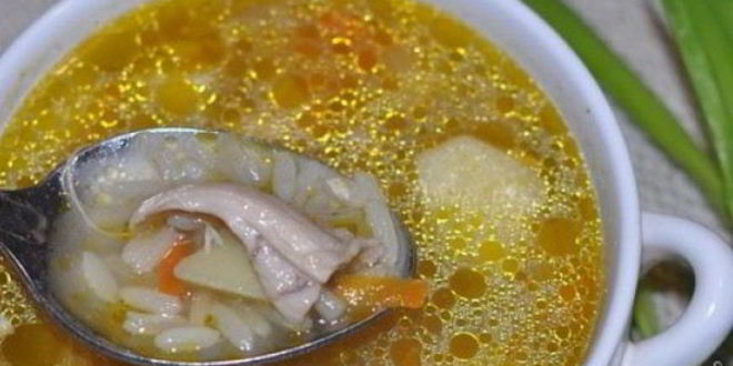 Рецепт рассольника с рисом