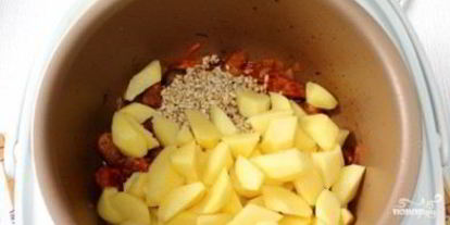 Шаг 4: рассольника со свининой в мультиварке