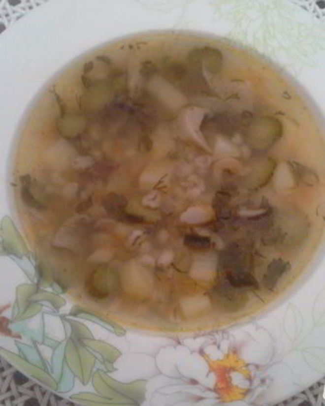 Рецепт рассольника вегетарианского