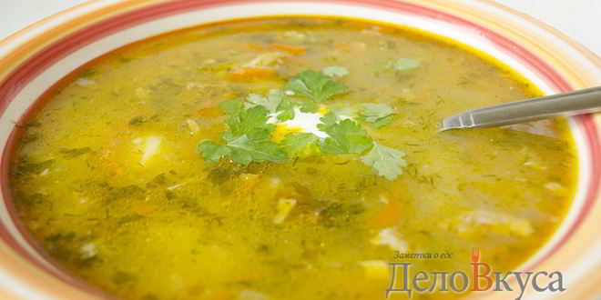 Рецепт супа рассольник с рисом