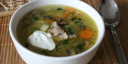 Шаг 6: вкуснейшего рассольника с шампиньонами на говяжьем бульоне