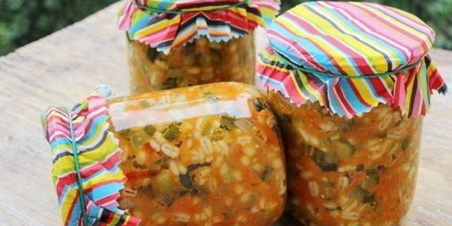 Рецепт заправки для рассольника с перловкой на зиму