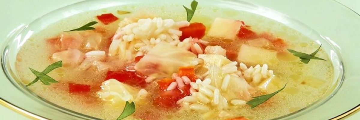 Рецепт Рисового супа с овощами