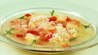 Рецепт Рисового супа с овощами