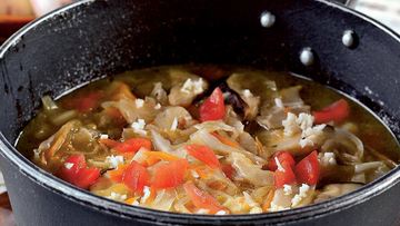 Рецепт Постных щей из кислой капусты