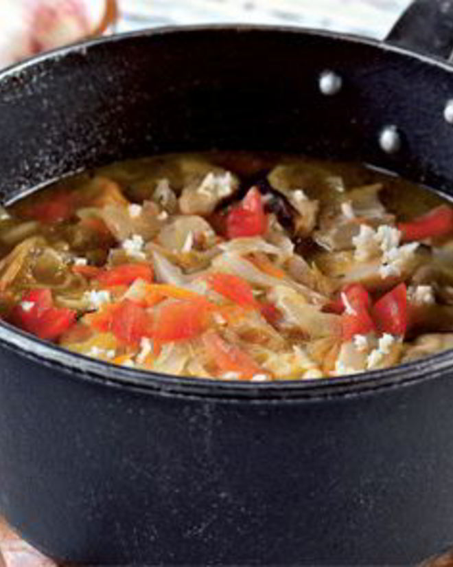 Рецепт постных щей из кислой капусты