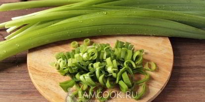 Шаг 6: постных зеленых щей с крапивой и китайским чесноком