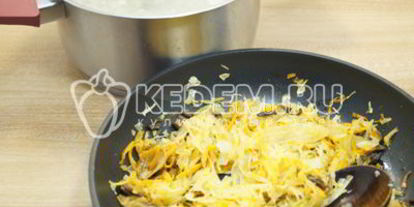 Шаг 5: щей грибных с перловкой