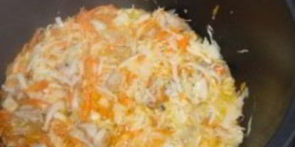 Шаг 2: щей из кислой капусты в мультиварке