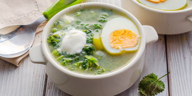 Рецепт щей из крапивы