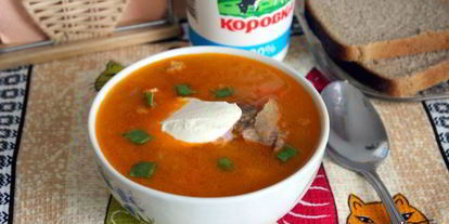 Шаг 7: щей из квашенной капусты с болгарским перцем