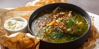 Шаг 9: щей из квашеной капусты с белыми грибами