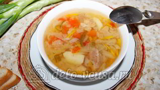 Рецепт Щей из квашеной капусты в мультиварке