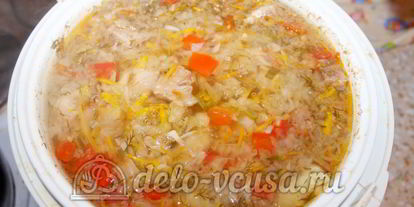 Шаг 9: щей из квашеной капусты в мультиварке