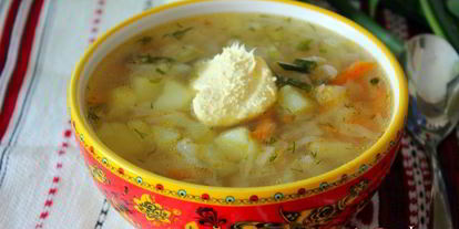 Шаг 7: щей из молодой капусты на курином бульоне