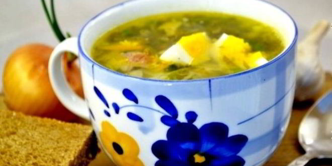 Рецепт щей из щавеля с капустой