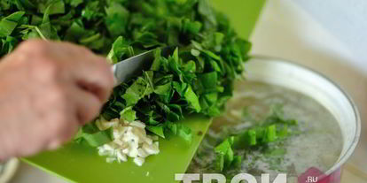 Шаг 6: щей из щавеля