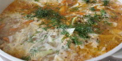 Шаг 5: щей из свежей капусты с баклажанами