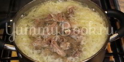 Шаг 11: щей из свежей капусты с говядиной