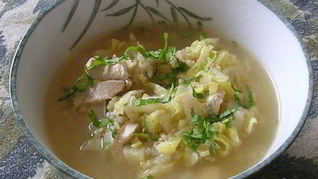Рецепт Щей из свежей капусты с курицей