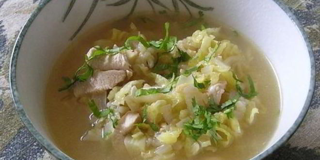 Рецепт Щей из свежей капусты с курицей