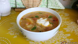 Рецепт Щей из свежей капусты с перловкой