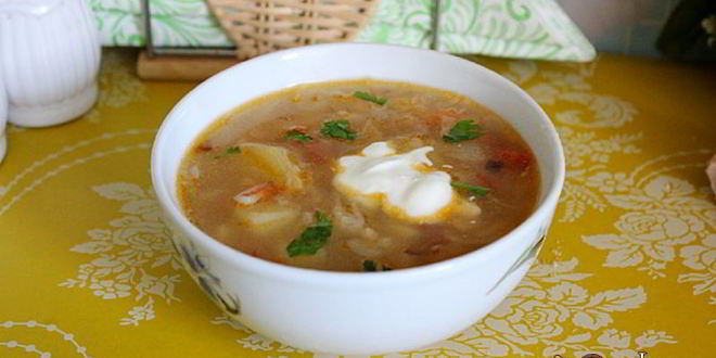 Рецепт щей из свежей капусты с перловкой