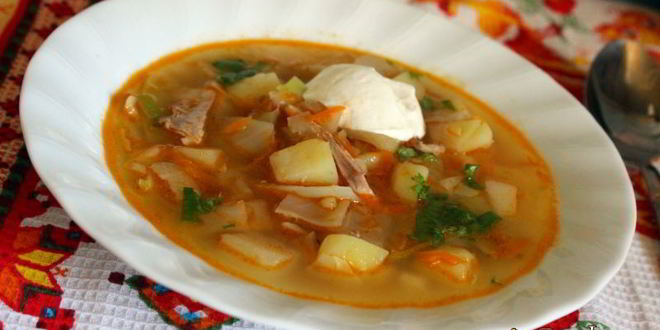 Рецепт щей из свежей капусты с репой