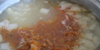 Шаг 5: щей из свежей капусты с репой