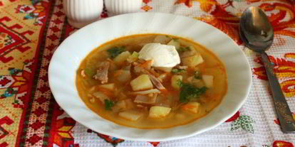 Шаг 7: щей из свежей капусты с репой