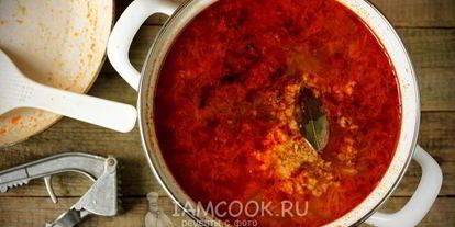 Шаг 7: щей с говядиной