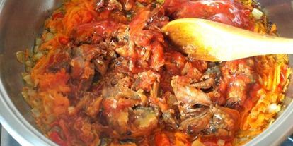 Шаг 3: щей с килькой в томате