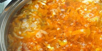 Шаг 6: щей с килькой в томате