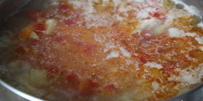 Шаг 5: щей с мангольдом на курином бульоне